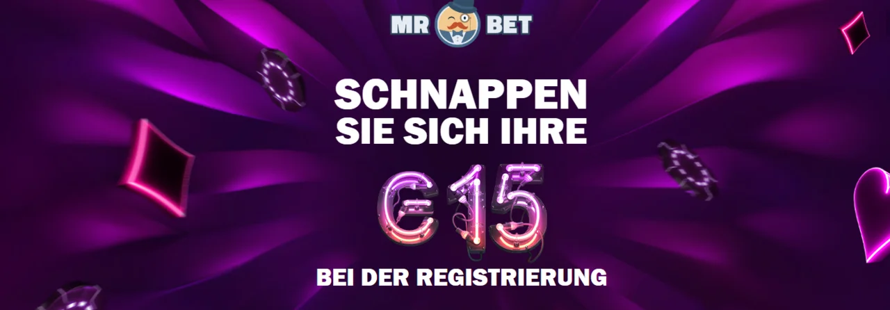 15euro bonus mr bet